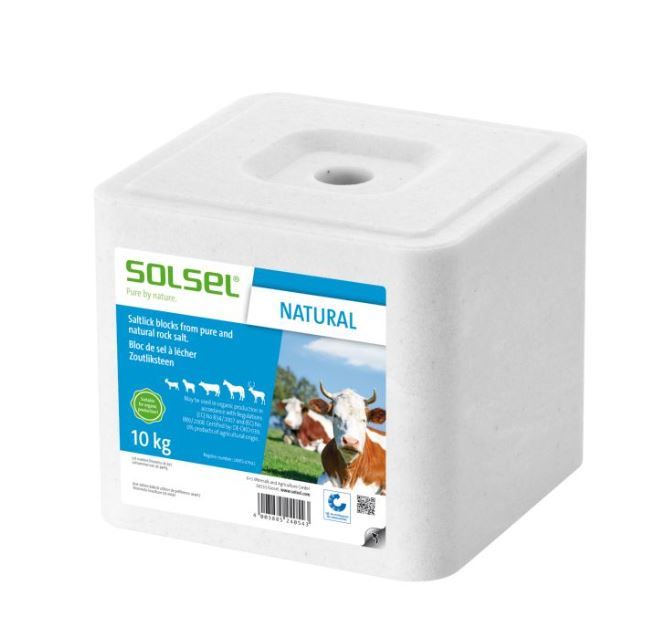 Соляний блок SOLSEL "Natural" 10 кг