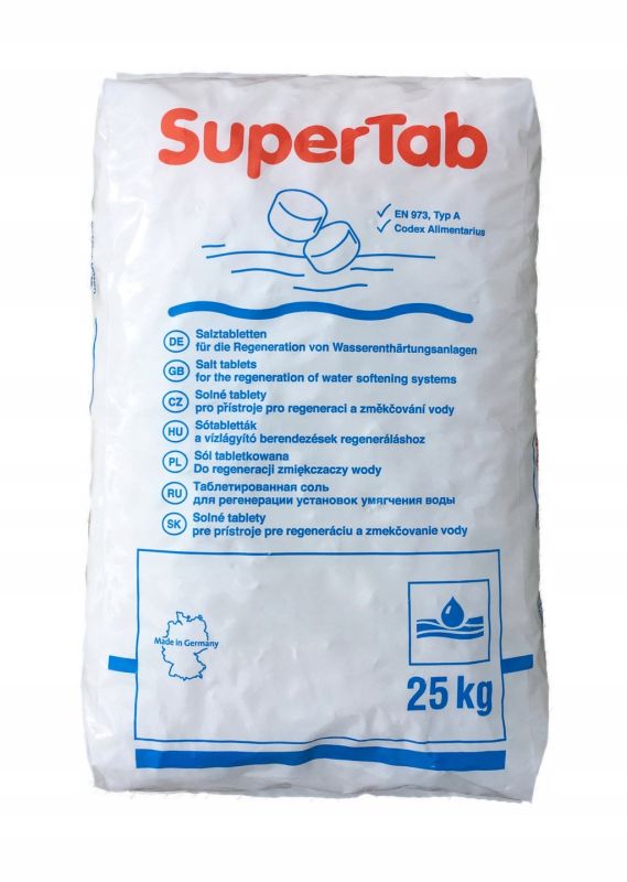 Сіль таблетована Super Tab 25кг